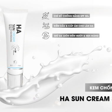 Bảo vệ làn da của bạn với kem chống nắng HA Sun Cream SPF 50+