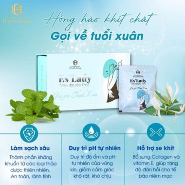 Bí quyết duy trì sức khỏe vùng kín và ngăn ngừa viêm nhiễm phụ khoa với ES’ LADY